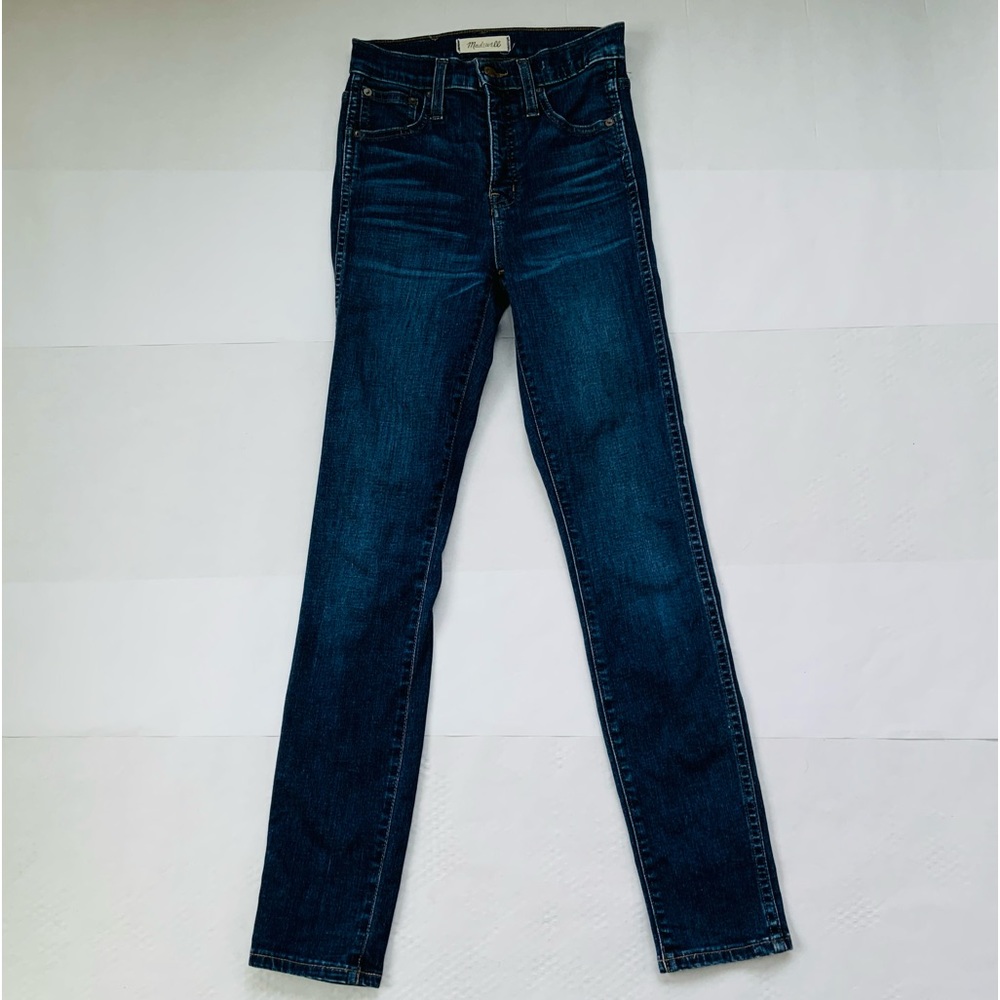 Madewell Women’s 10in. Rise Skinny Jeans. Dark Wash.